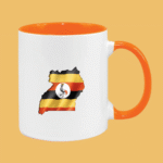 Uganda Map & Flag Mug