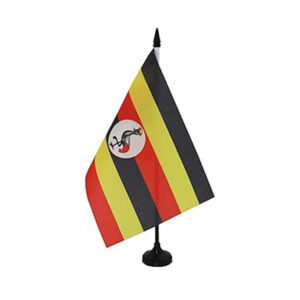 Table and Hand Flags Uganda