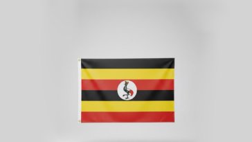 Uganda Flag Printing 150cm x 100cm