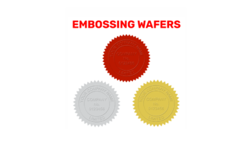 Embossing Wafers for Certificates Uganda