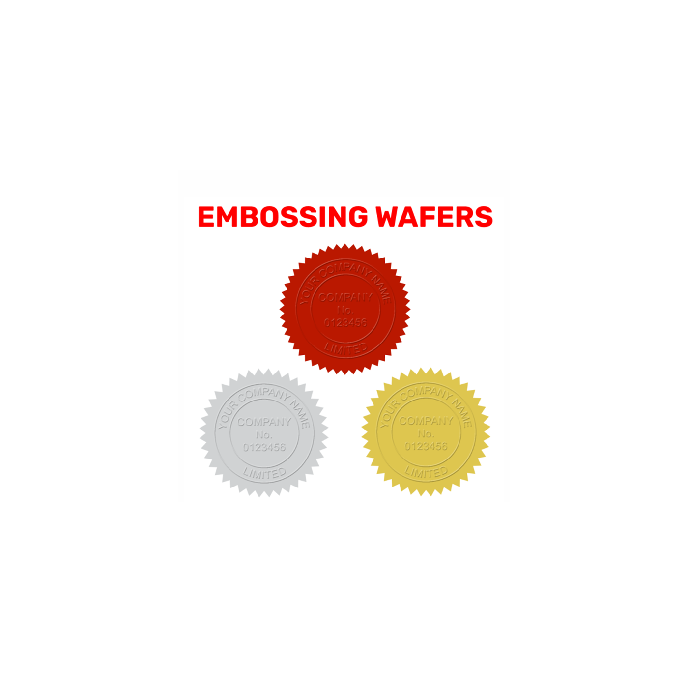 Embossing Wafers for Certificates Uganda